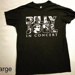 Vintage billy Joel tour black shirt